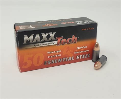 Boxer primed. . Maxxtech 9mm ammo review